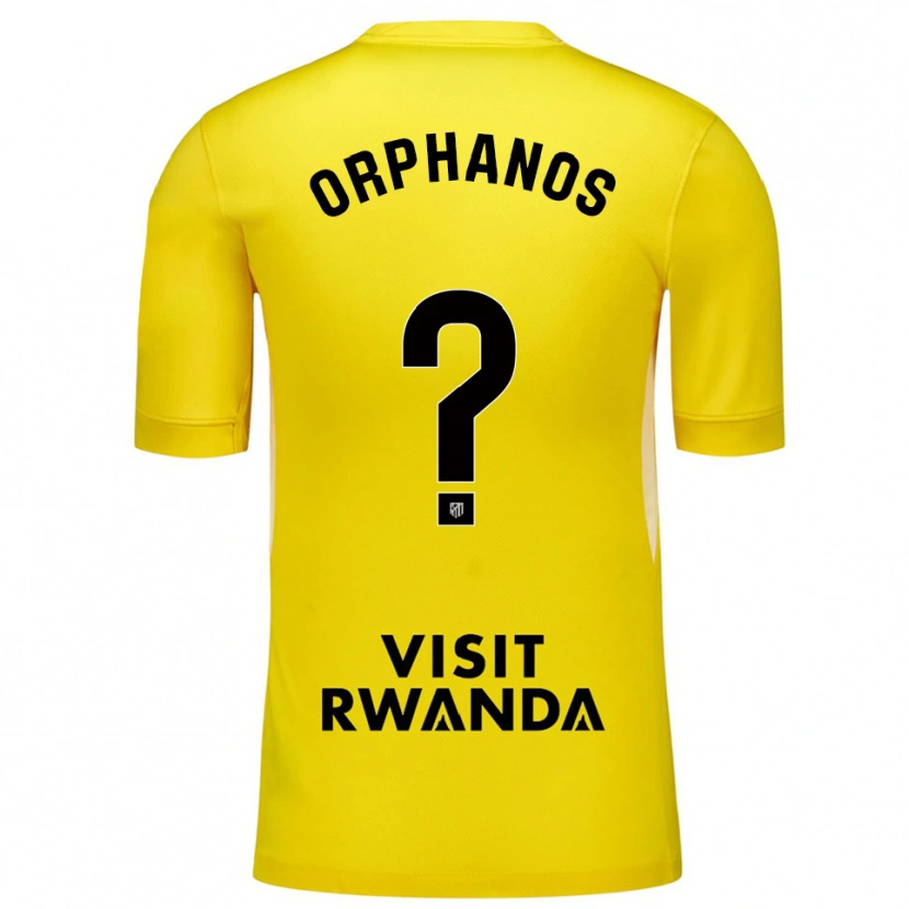 Danxen Herren Stamatis Orphanos #0 Trikot Gelb Schwarz Torwarttrikot 2025/26 Österreich