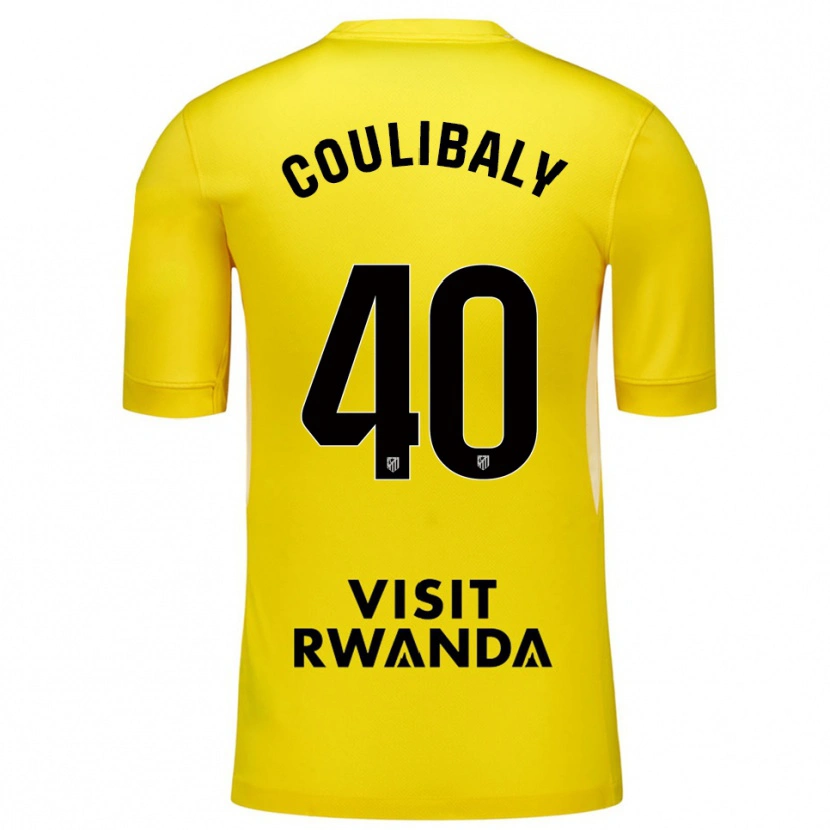 Danxen Herren Izan Coulibaly #40 Trikot Gelb Schwarz Torwarttrikot 2025/26 Österreich