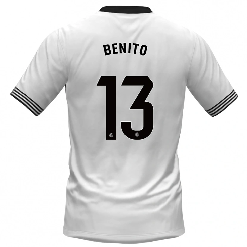 Danxen Herren Jorge Benito #13 Trikot Weiß Schwarz Torwarttrikot 2025/26 Österreich