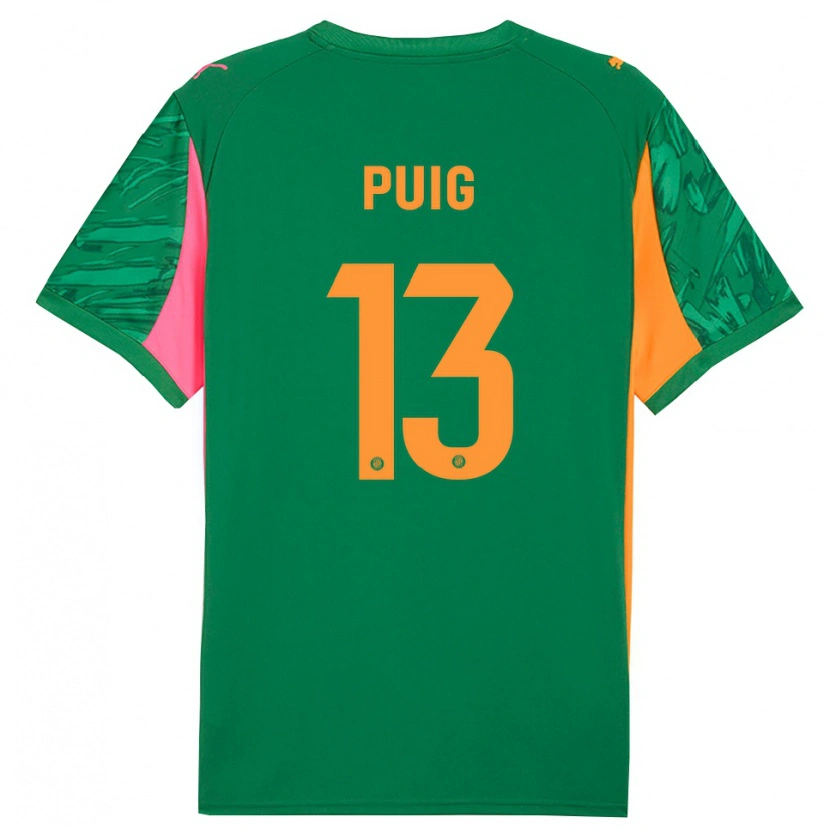 Danxen Herren Sergi Puig #13 Trikot Grün Orange Torwarttrikot 2025/26 Österreich