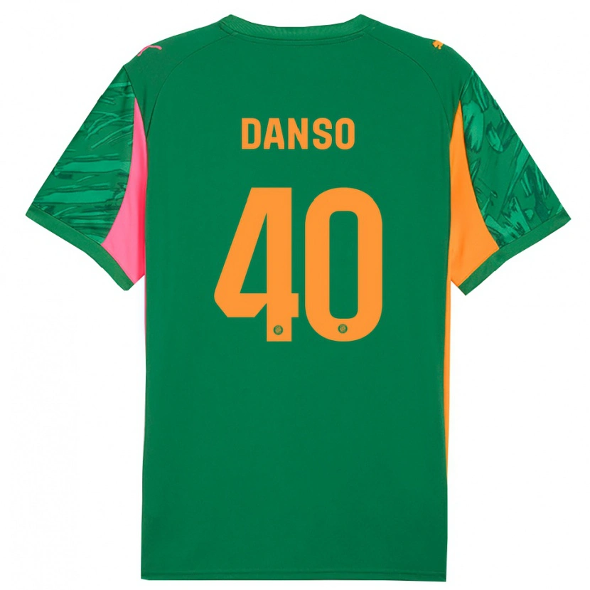 Danxen Herren Jordi Danso #40 Trikot Grün Orange Torwarttrikot 2025/26 Österreich