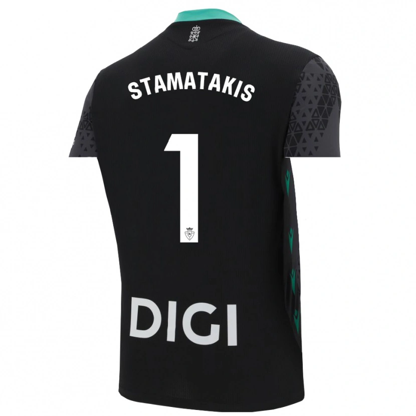 Danxen Herren Dimitrios Stamatakis #1 Trikot Dunkelgrau Schwarz Torwarttrikot 2025/26 Österreich