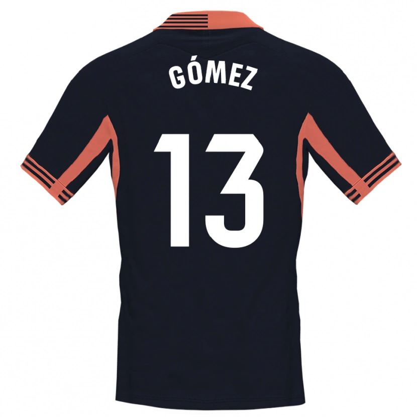 Danxen Herren Rubén Gómez #13 Trikot Schwarz Weiß Orange Torwarttrikot 2025/26 Österreich