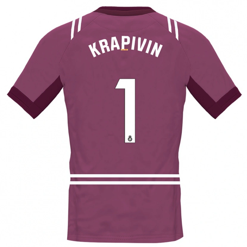 Danxen Herren Yegor Krapivin #1 Trikot Burgunderweiß Torwarttrikot 2025/26 Österreich