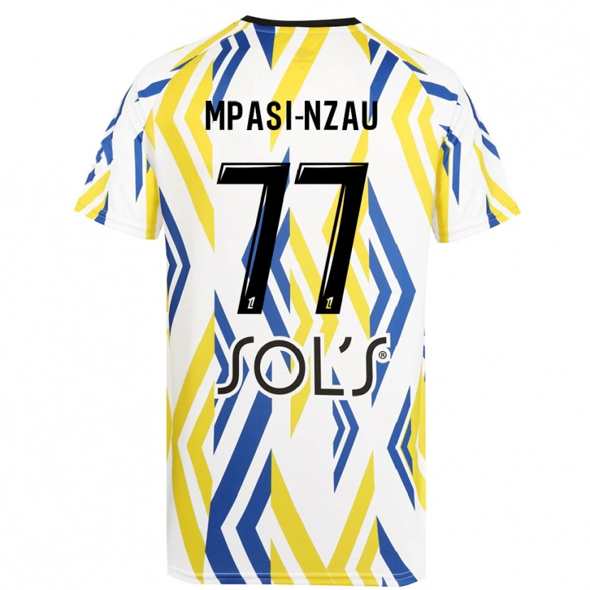 Danxen Herren Lionel Mpasi-Nzau #77 Trikot Weiß Rot Blau Torwarttrikot 2025/26 Österreich
