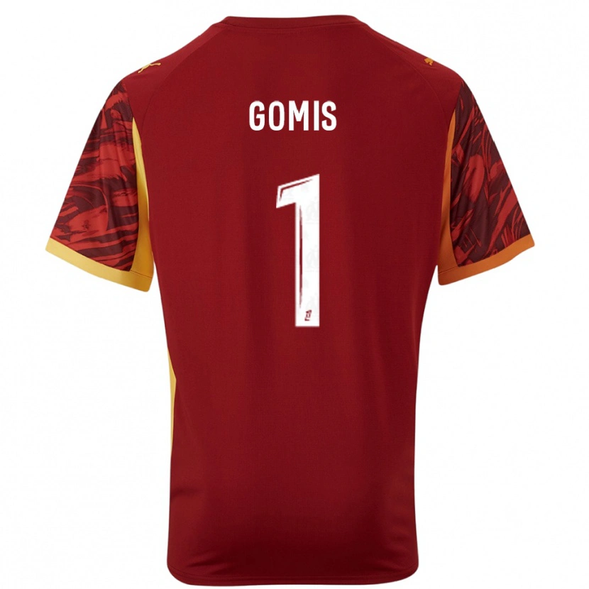 Danxen Herren Ibrahim Gomis #1 Trikot Burgunderrot Braun Torwarttrikot 2025/26 Österreich