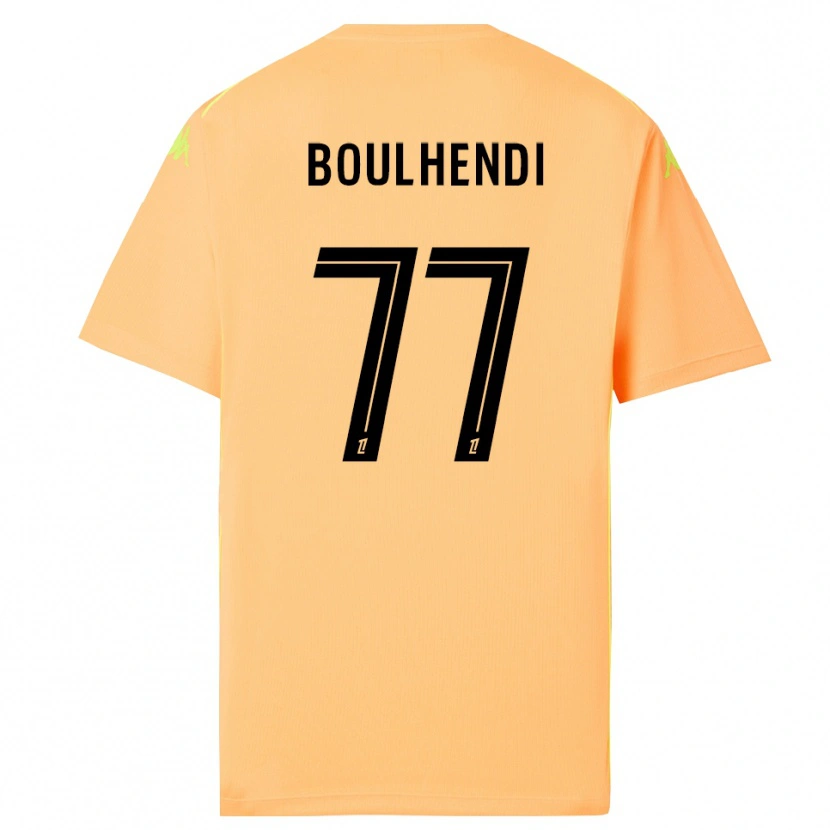 Danxen Herren Teddy Boulhendi #77 Trikot Hellorange Schwarz Torwarttrikot 2025/26 Österreich