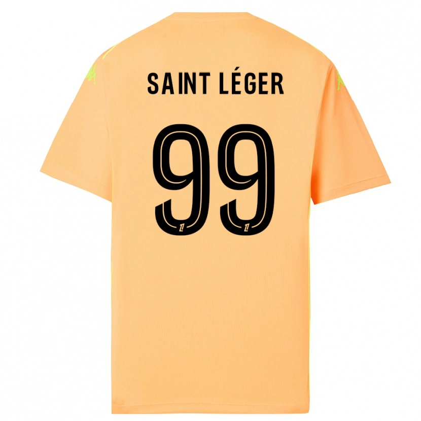 Danxen Herren Maureen Saint Léger #99 Trikot Hellorange Schwarz Torwarttrikot 2025/26 Österreich