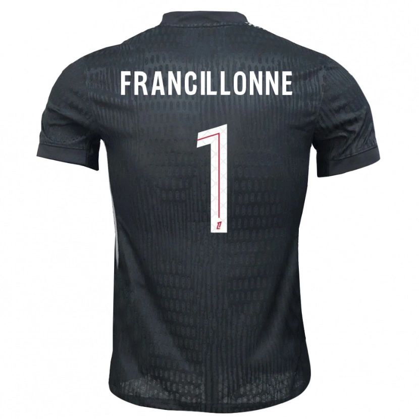 Danxen Herren Bryan Francillonne #1 Trikot Dunkelgrau Schwarz Torwarttrikot 2025/26 Österreich