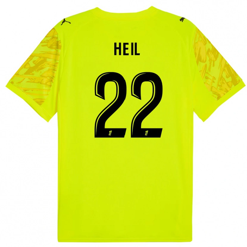 Danxen Herren Manon Heil #22 Trikot Leuchtgrün Gelb Torwarttrikot 2025/26 Österreich