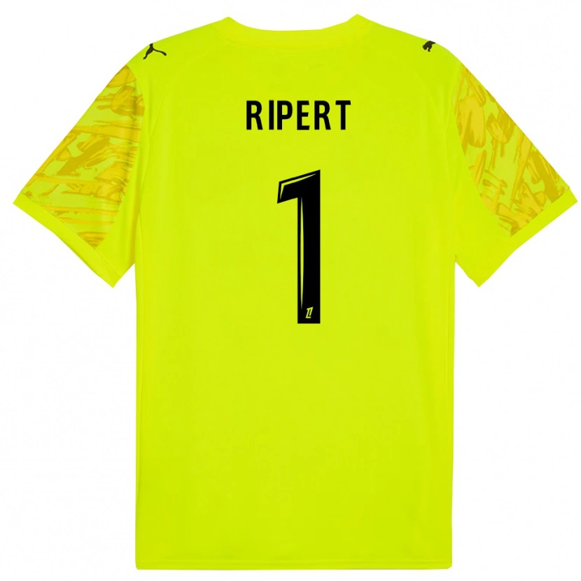 Danxen Herren Léo Ripert #1 Trikot Leuchtgrün Gelb Torwarttrikot 2025/26 Österreich