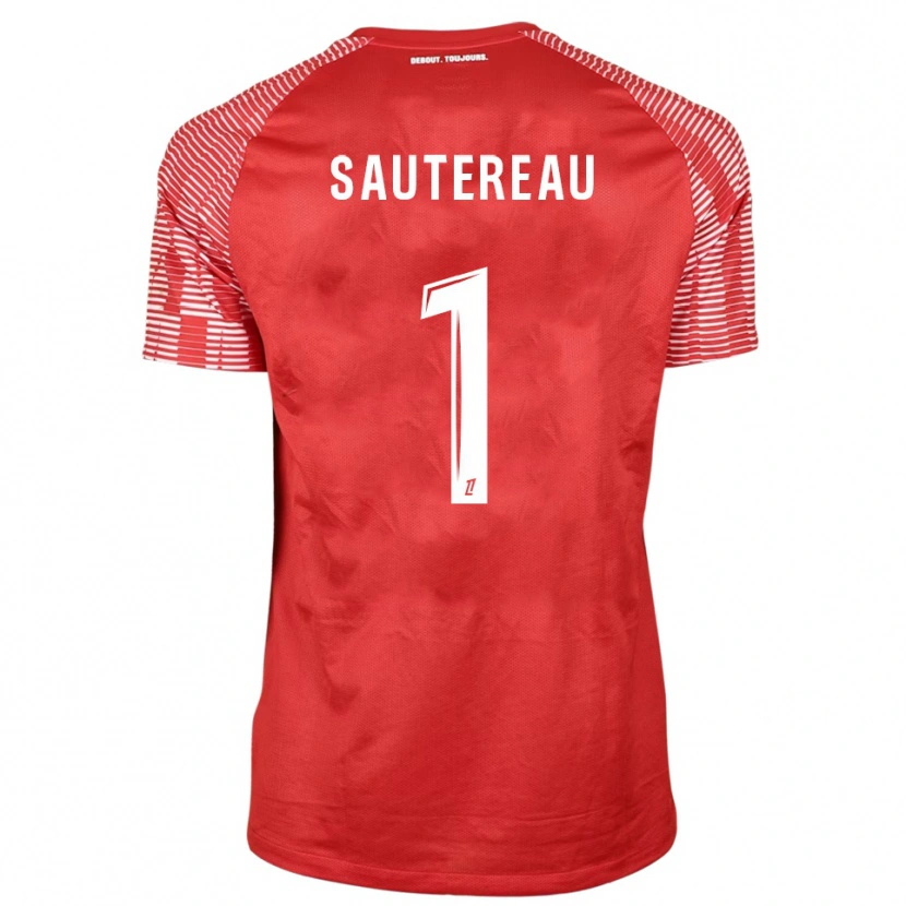 Danxen Herren Enzo Sautereau #1 Trikot Rot Weiß Torwarttrikot 2025/26 Österreich