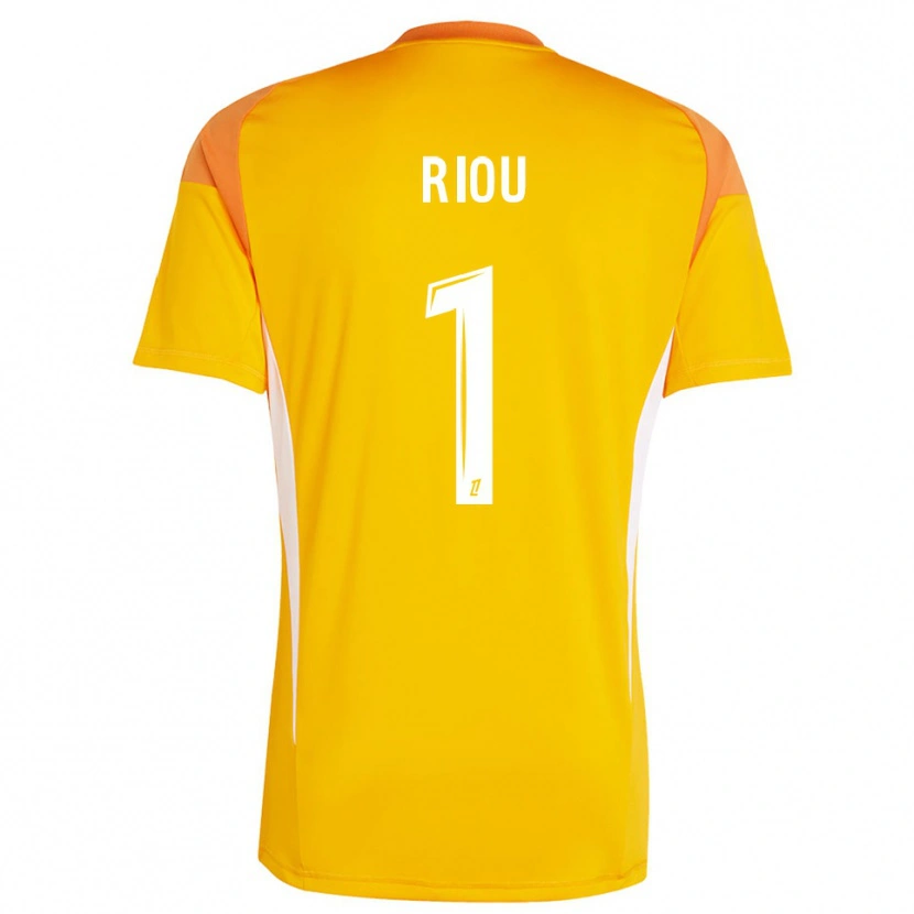 Danxen Herren Rémy Riou #1 Trikot Hellorange Weiß Torwarttrikot 2025/26 Österreich