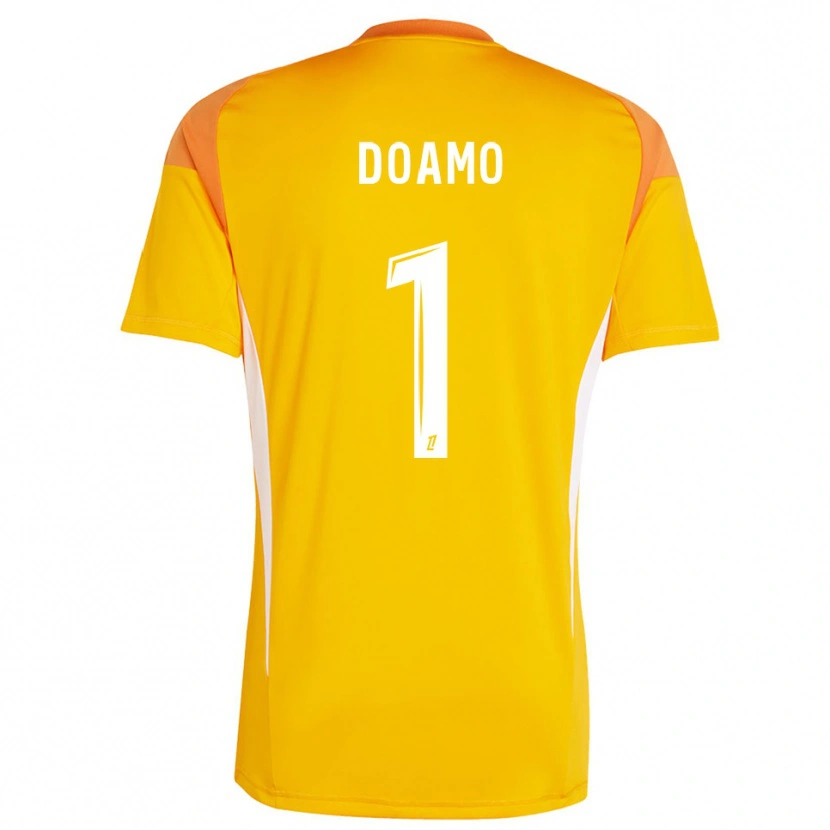 Danxen Herren Isaac Doamo #1 Trikot Hellorange Weiß Torwarttrikot 2025/26 Österreich