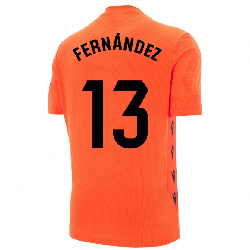 Danxen Herren Andrés Fernández #13 Trikot Orange Schwarz Torwarttrikot 2025/26 Österreich