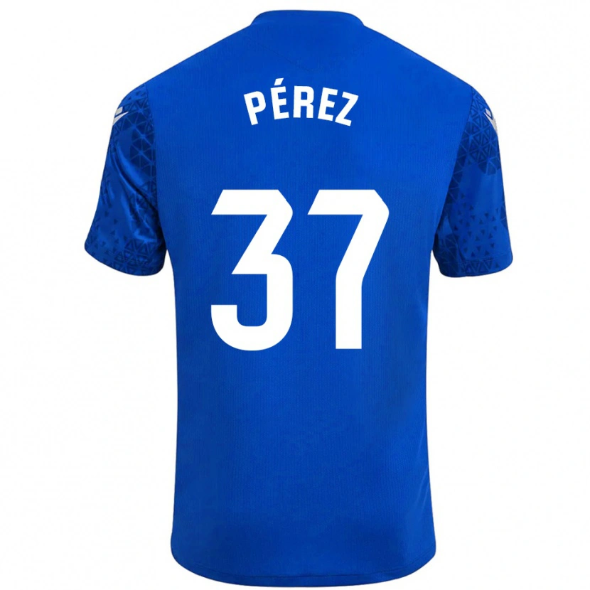 Danxen Herren David Pérez #37 Trikot Blau Weiß Torwarttrikot 2025/26 Österreich