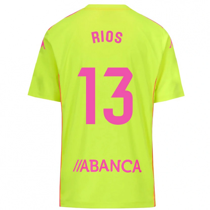 Danxen Herren Hugo Rios #13 Trikot Gelb Grün Torwarttrikot 2025/26 Österreich