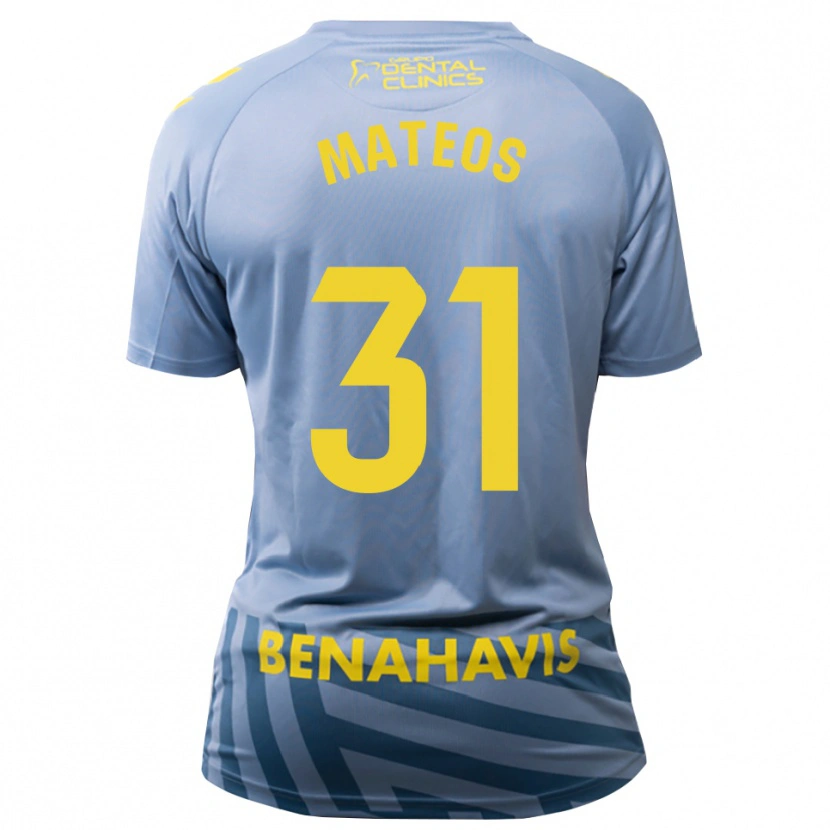 Danxen Herren Álex Mateos #31 Trikot Hellgraublau Torwarttrikot 2025/26 Österreich