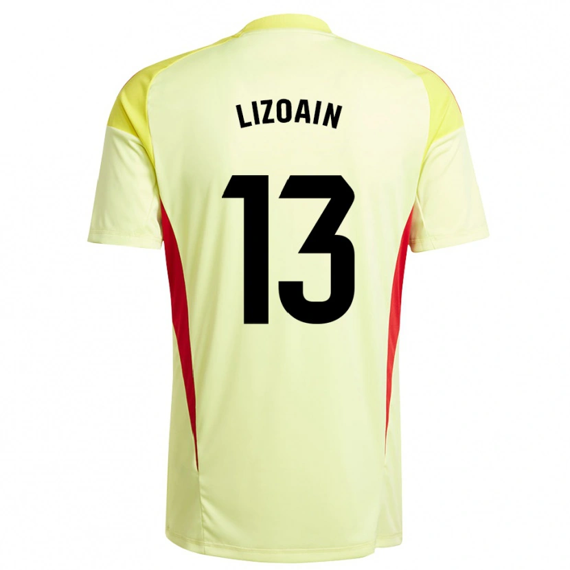 Danxen Herren Raúl Lizoain #13 Trikot Hellgelb Rot Torwarttrikot 2025/26 Österreich