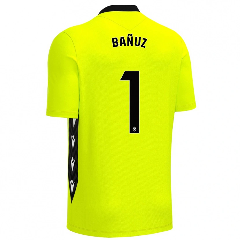 Danxen Herren Miguel Bañuz #1 Trikot Gelbgrün Schwarz Torwarttrikot 2025/26 Österreich