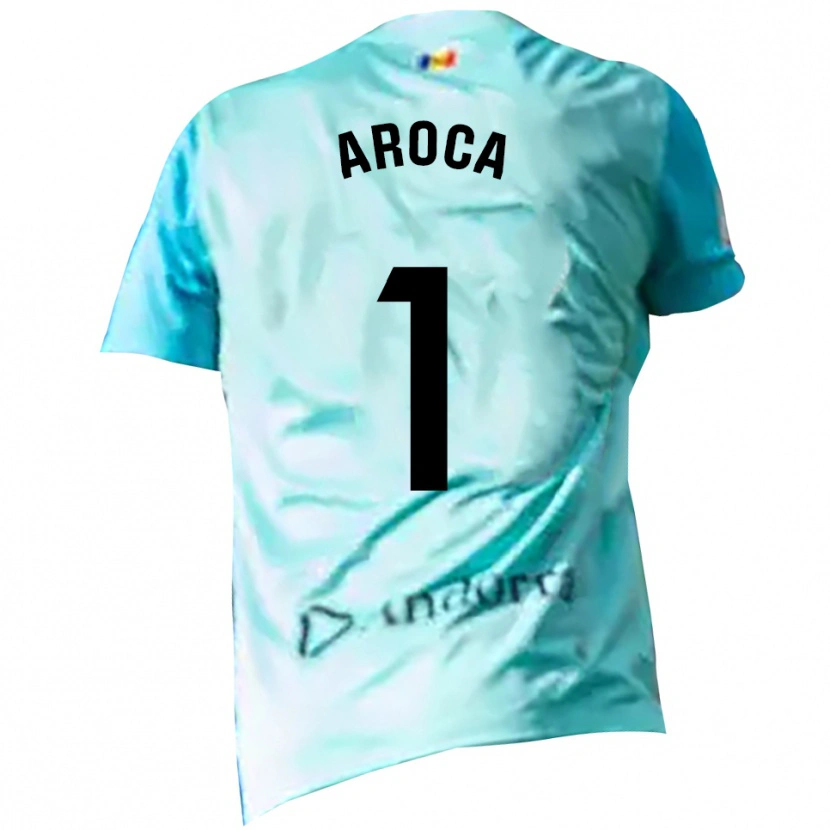 Danxen Herren Víctor Aroca #1 Trikot Cyan Schwarz Torwarttrikot 2025/26 Österreich