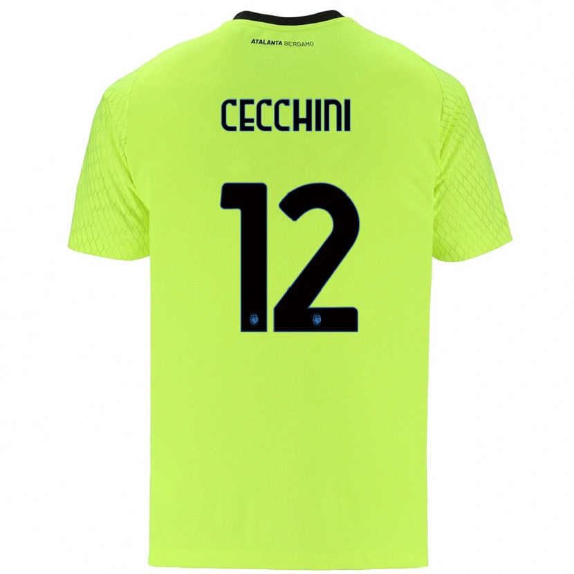 Danxen Herren Filippo Cecchini #12 Trikot Gelb Grün Rot Torwarttrikot 2025/26 Österreich