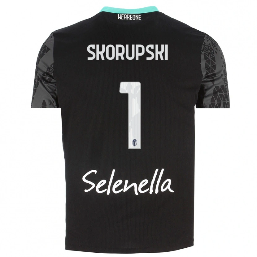 Danxen Herren Lukasz Skorupski #1 Trikot Grau Schwarz Weiß Torwarttrikot 2025/26 Österreich