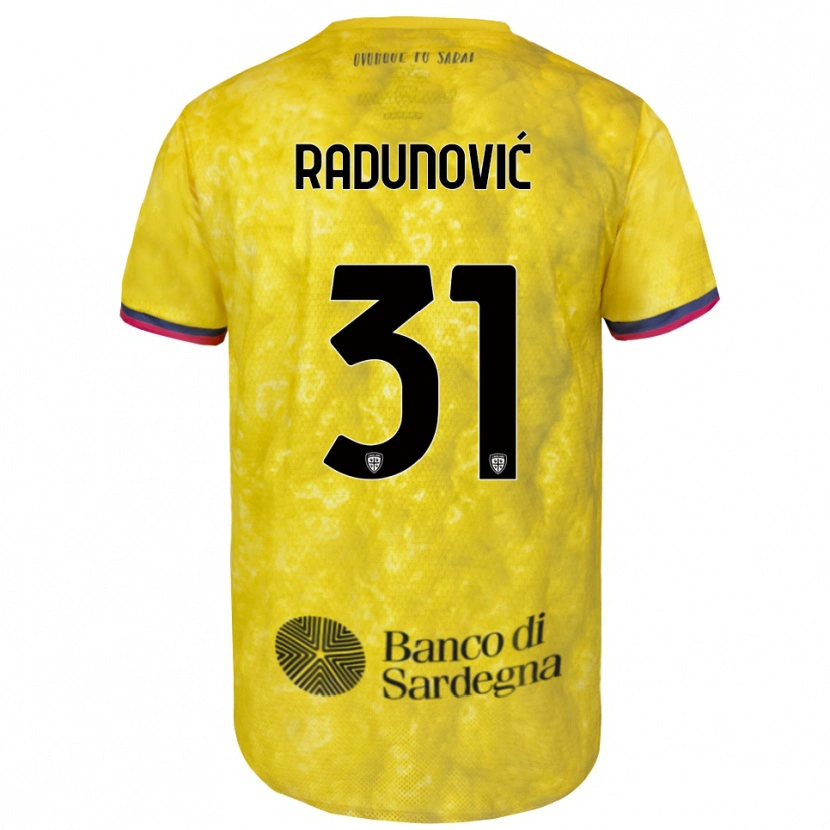 Danxen Herren Boris Radunović #31 Trikot Gelb Schwarz Torwarttrikot 2025/26 Österreich