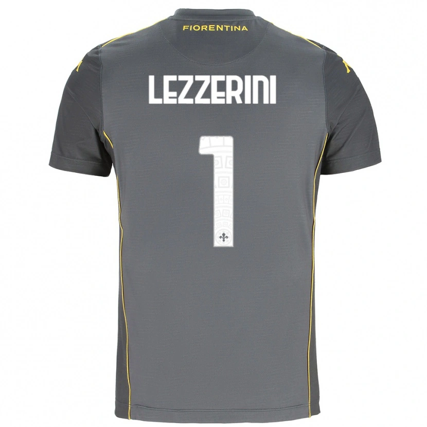 Danxen Herren Luca Lezzerini #1 Trikot Dunkelgrau Gelb Torwarttrikot 2025/26 Österreich