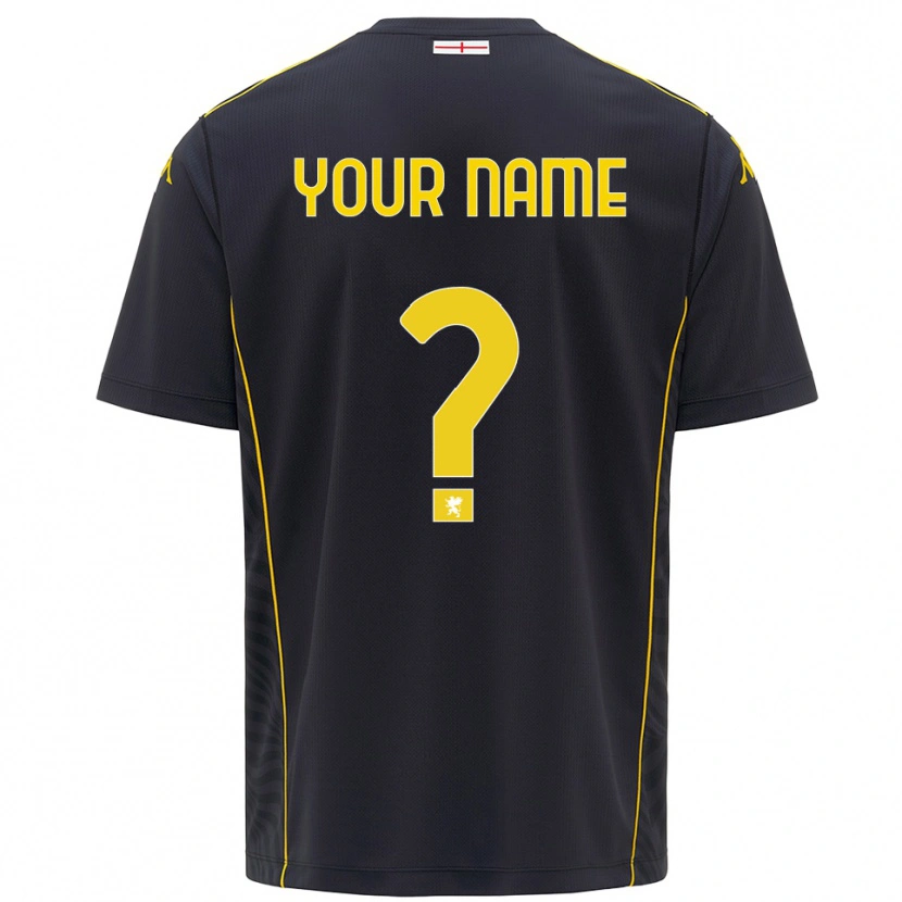 Danxen Herren Genoa CFC Trikot Schwarz Gelb Torwarttrikot 2025/26 Österreich