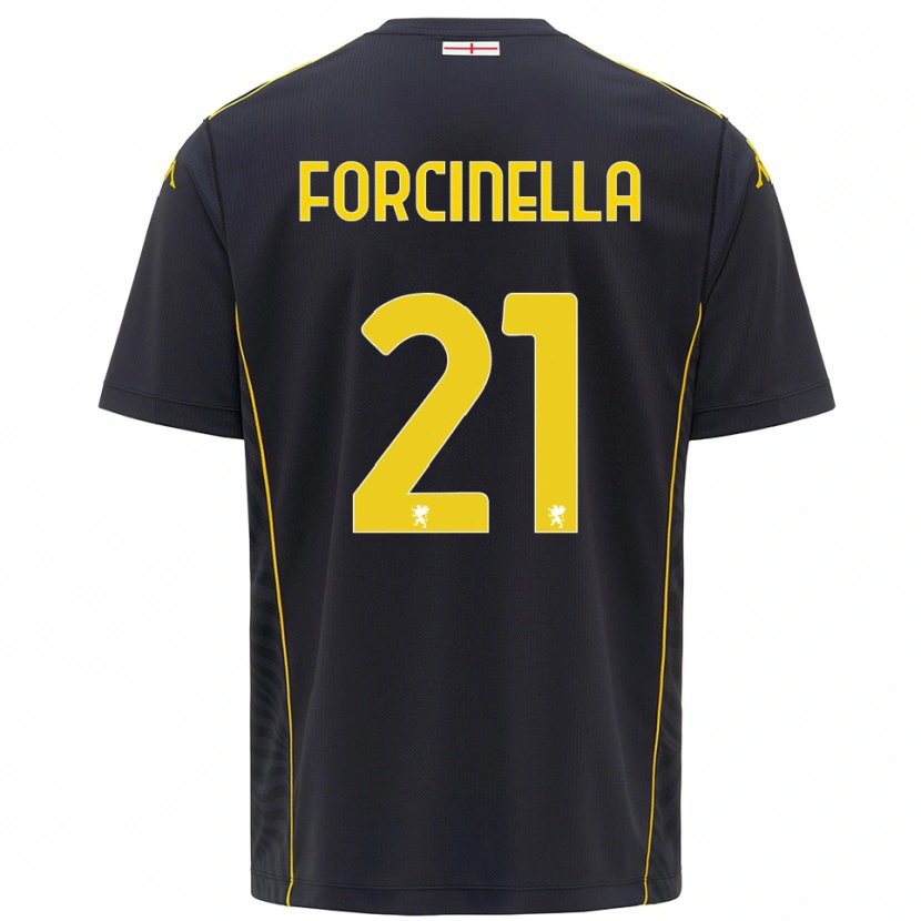 Danxen Herren Camilla Forcinella #21 Trikot Schwarz Gelb Torwarttrikot 2025/26 Österreich