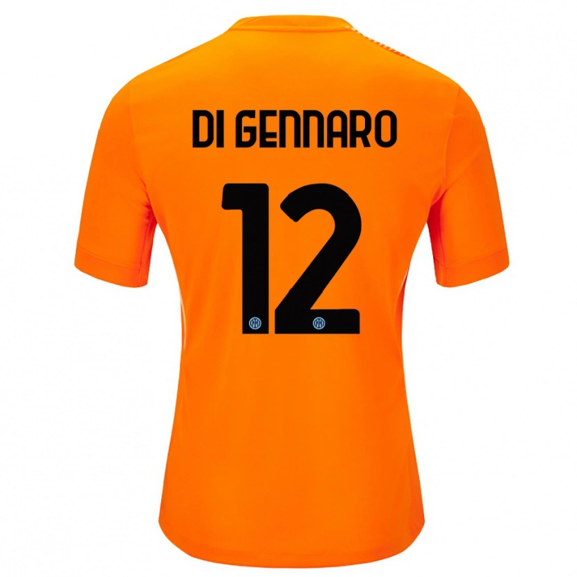 Danxen Herren Raffaele Di Gennaro #12 Trikot Hellorange Schwarz Torwarttrikot 2025/26 Österreich