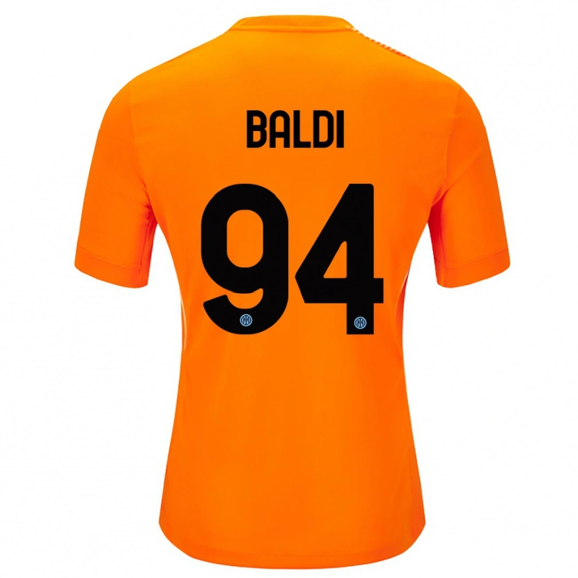 Danxen Herren Rachele Baldi #94 Trikot Hellorange Schwarz Torwarttrikot 2025/26 Österreich