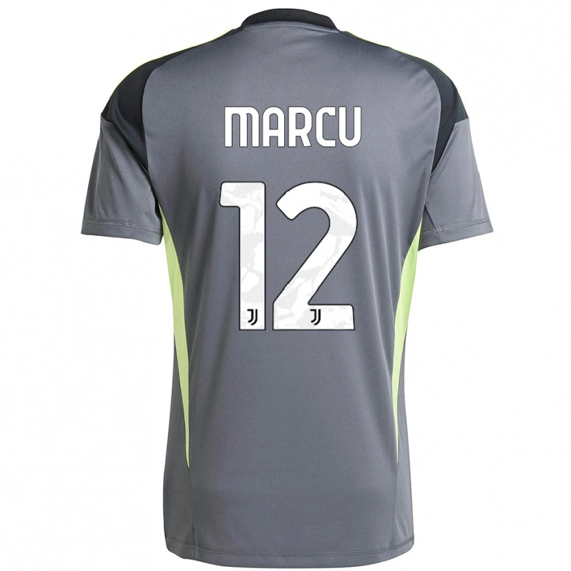 Danxen Herren Alessio Marcu #12 Trikot Dunkelgrau Weiß Torwarttrikot 2025/26 Österreich