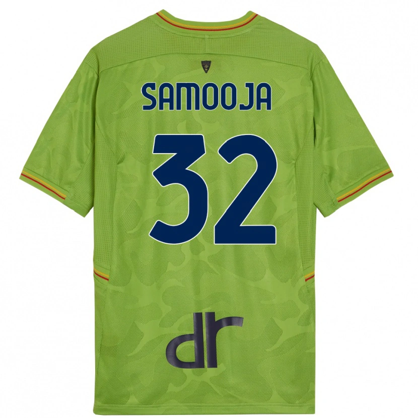 Danxen Herren Jasper Samooja #32 Trikot Waldgrün Schwarz Torwarttrikot 2025/26 Österreich