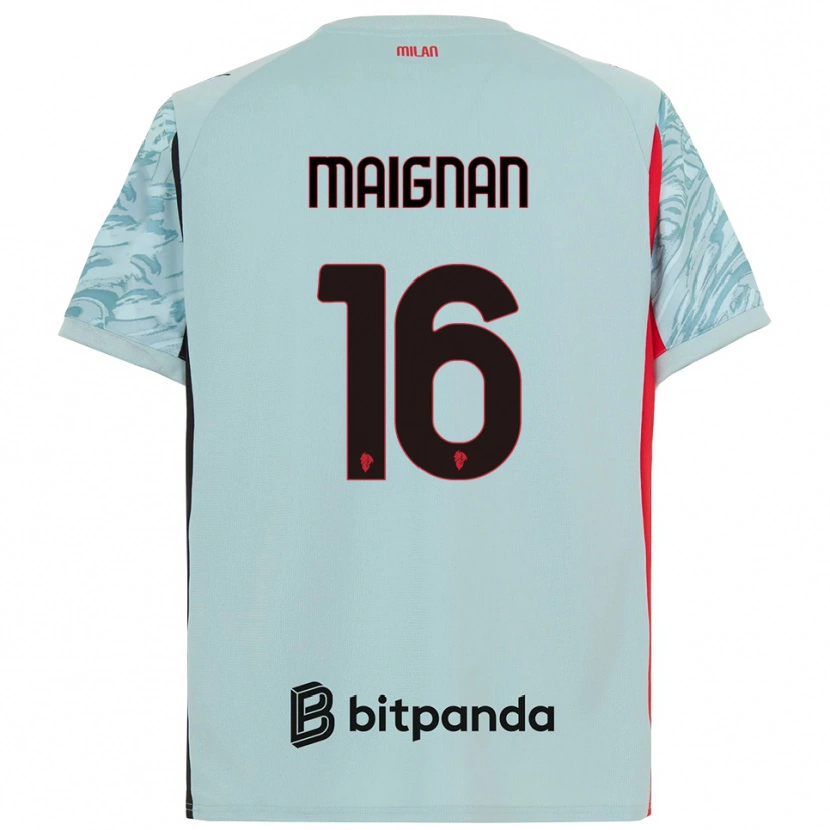 Danxen Herren Mike Maignan #16 Trikot Hellblau Rot Torwarttrikot 2025/26 Österreich