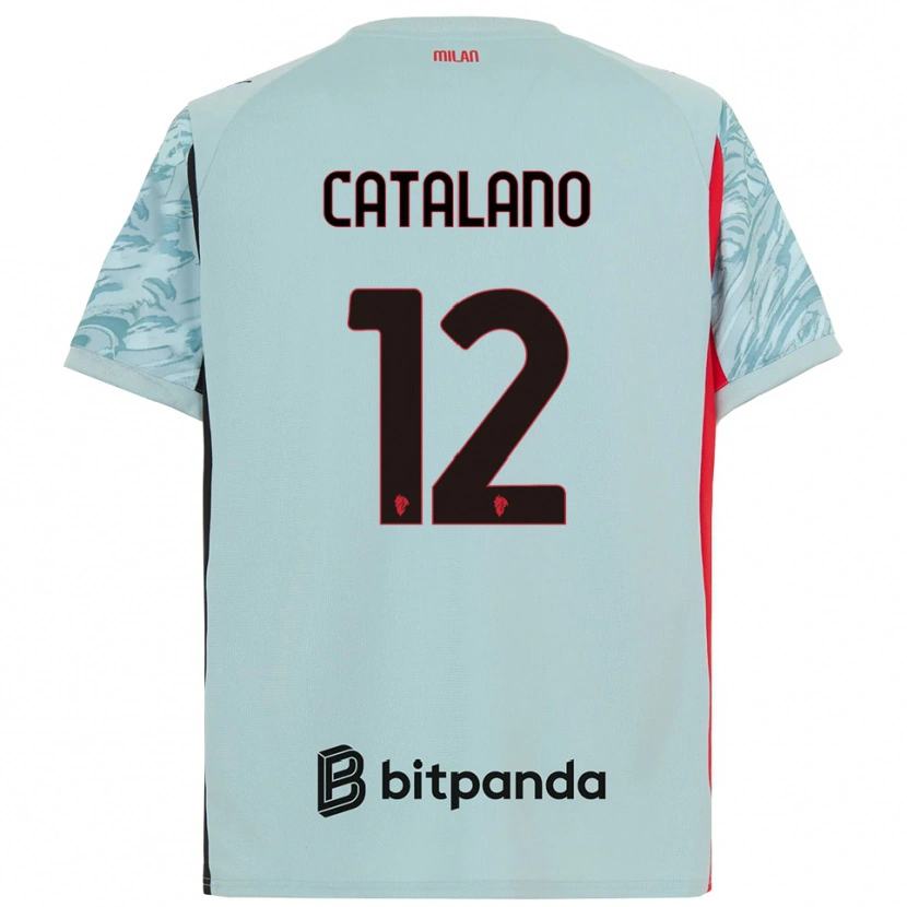 Danxen Herren Alessio Catalano #12 Trikot Hellblau Rot Torwarttrikot 2025/26 Österreich