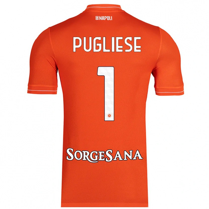 Danxen Herren Claudio Pugliese #1 Trikot Orange Rot Weiß Torwarttrikot 2025/26 Österreich
