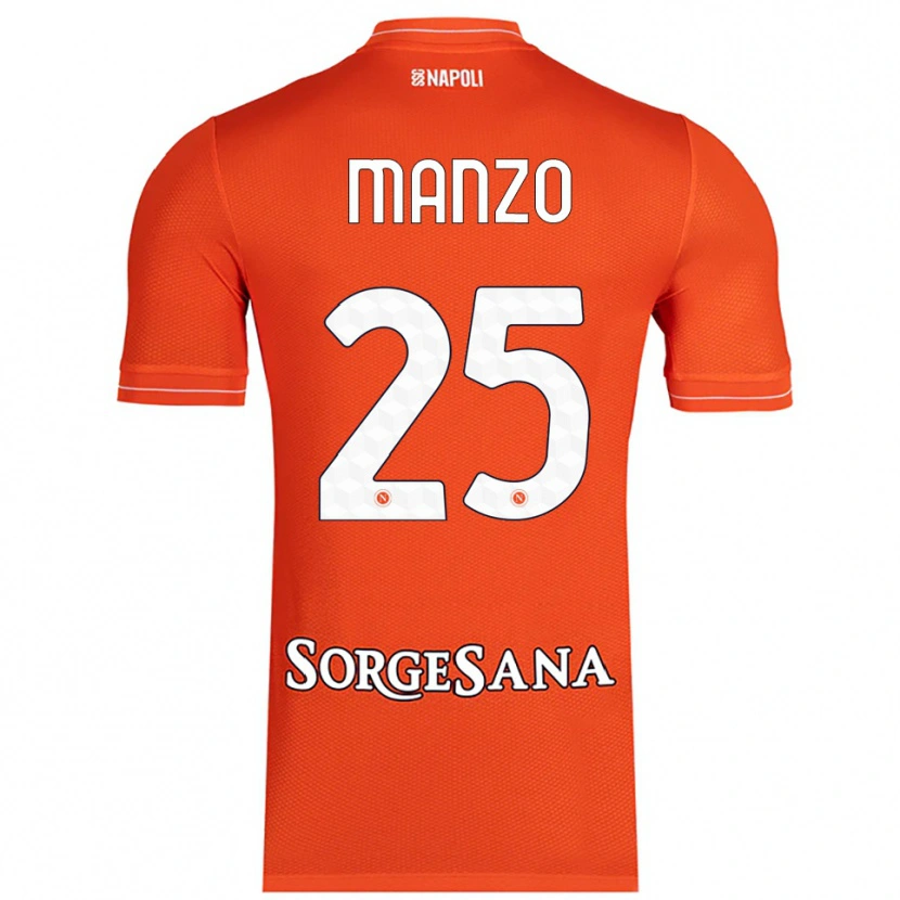 Danxen Herren Alessia Manzo #25 Trikot Orange Rot Weiß Torwarttrikot 2025/26 Österreich