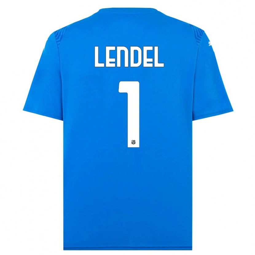 Danxen Herren Davide Lendel #1 Trikot Blau Weiß Torwarttrikot 2025/26 Österreich