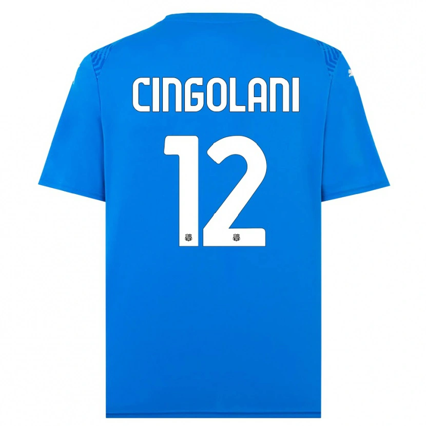 Danxen Herren Matteo Cingolani #12 Trikot Blau Weiß Torwarttrikot 2025/26 Österreich