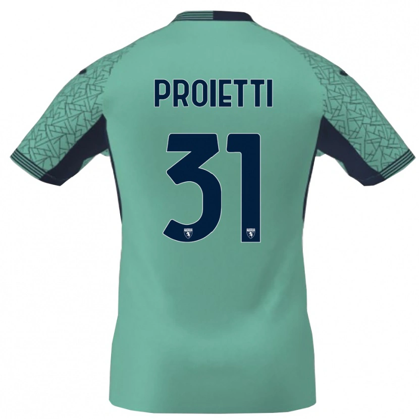 Danxen Herren Riccardo Proietti #31 Trikot Lagunenblau Torwarttrikot 2025/26 Österreich