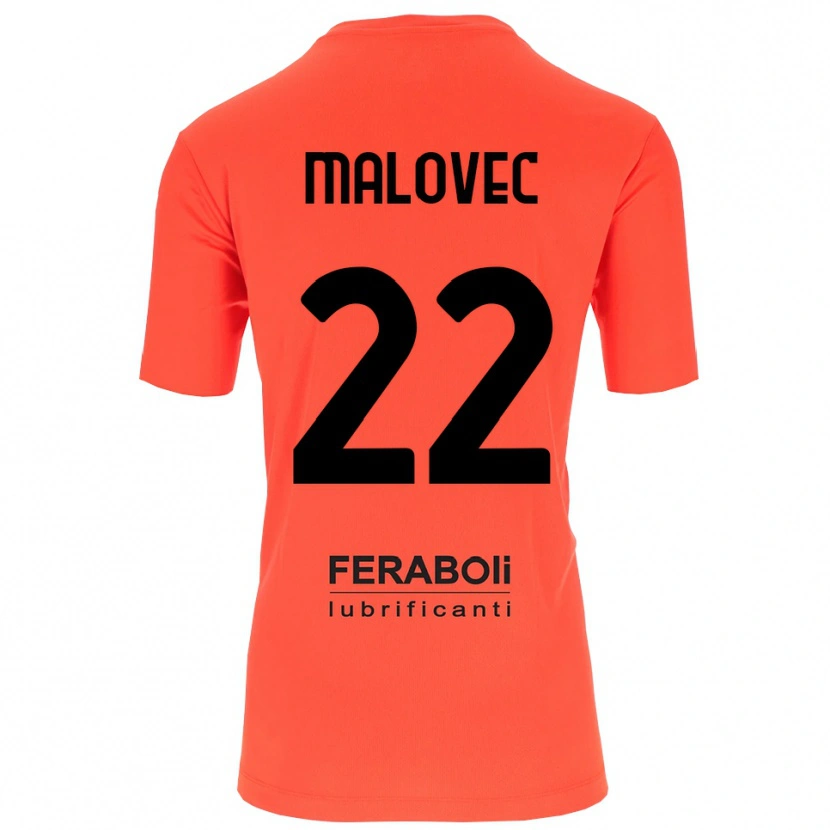 Danxen Herren Adrian Malovec #22 Trikot Orange Rot Schwarz Torwarttrikot 2025/26 Österreich