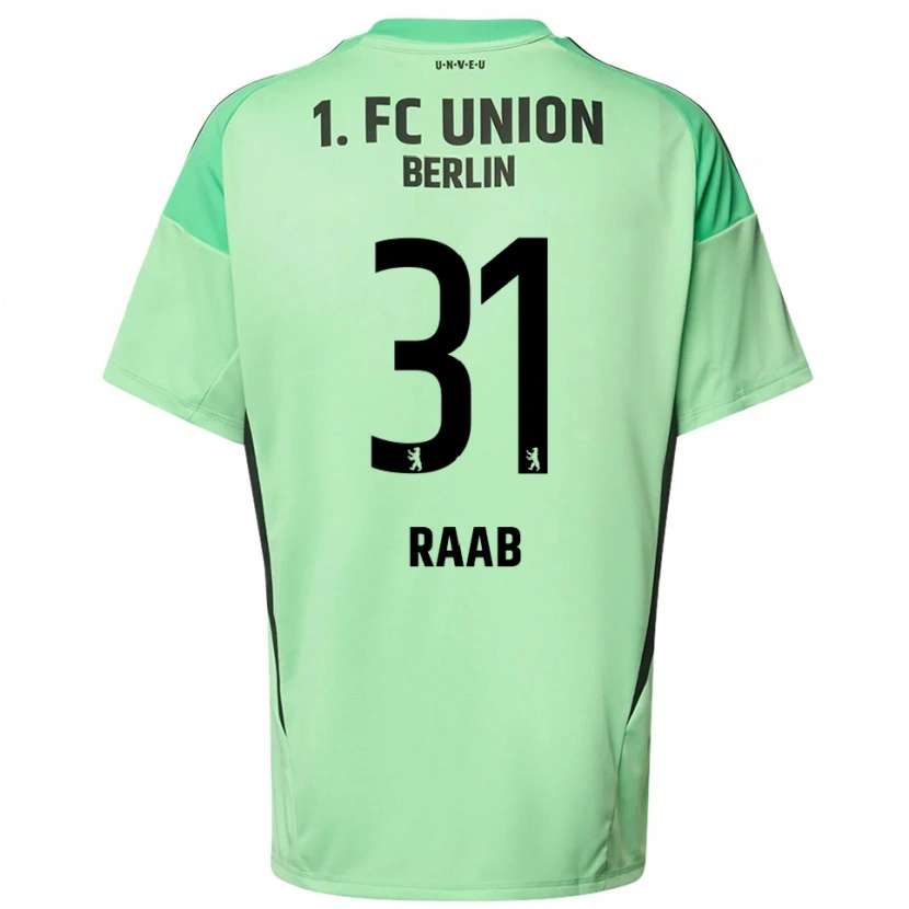 Danxen Herren Matheo Raab #31 Trikot Hellgrün Schwarz Torwarttrikot 2025/26 Österreich