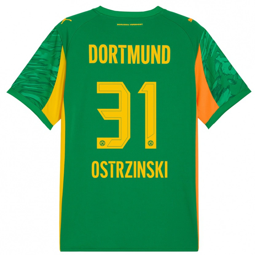 Danxen Herren Silas Ostrzinski #31 Trikot Grün Orange Torwarttrikot 2025/26 Österreich
