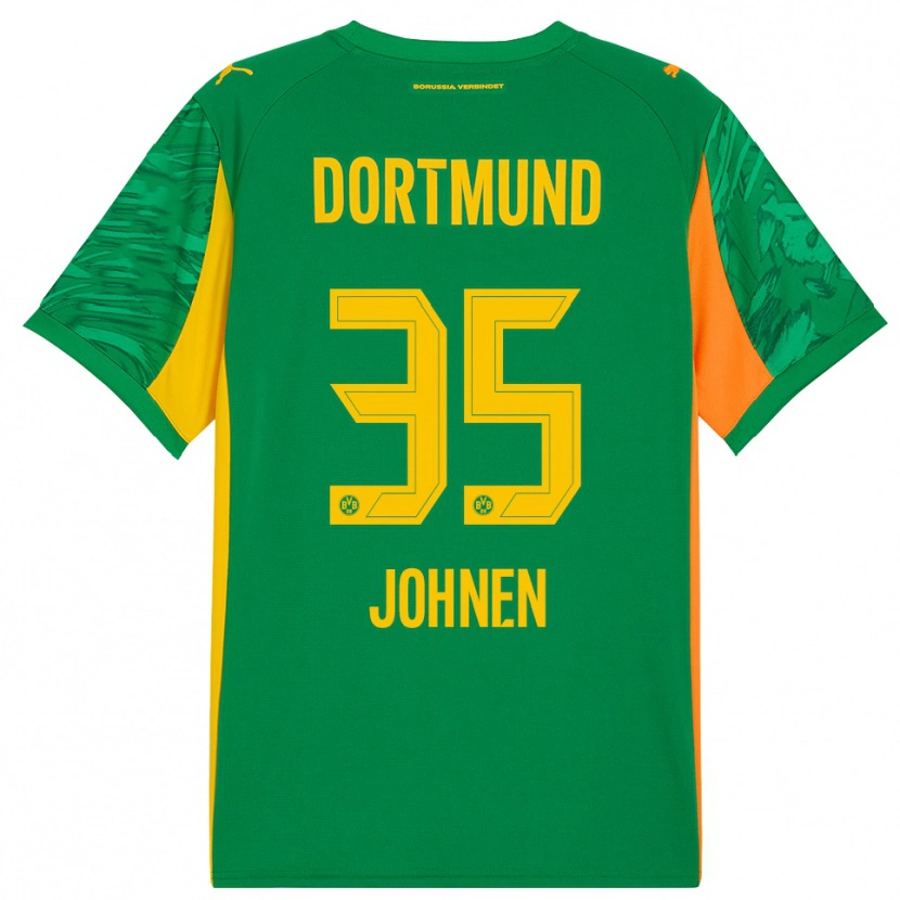 Danxen Herren Marcel Johnen #35 Trikot Grün Orange Torwarttrikot 2025/26 Österreich