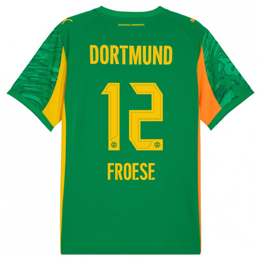 Danxen Herren Julien Froese #12 Trikot Grün Orange Torwarttrikot 2025/26 Österreich