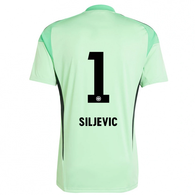 Danxen Herren Amil Siljevic #1 Trikot Hellgrün Schwarz Torwarttrikot 2025/26 Österreich