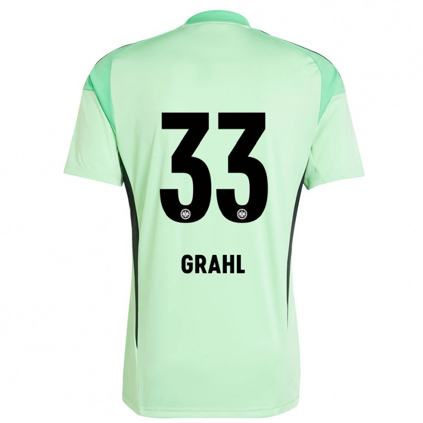 Danxen Herren Jens Grahl #33 Trikot Hellgrün Schwarz Torwarttrikot 2025/26 Österreich