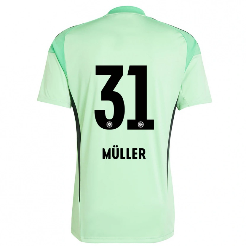 Danxen Herren Laurin Müller #31 Trikot Hellgrün Schwarz Torwarttrikot 2025/26 Österreich
